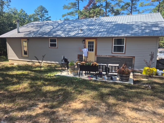 Repainted single-story home exterior